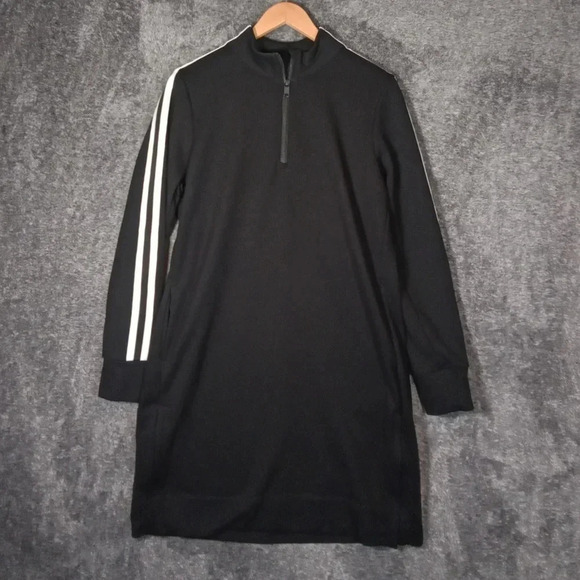 Athleta circa track sweatshirt dress 1/4 zip women's large - Picture 3 of 9